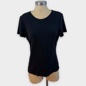 NINA‎ Mclemore Black Short Sleeve Top M